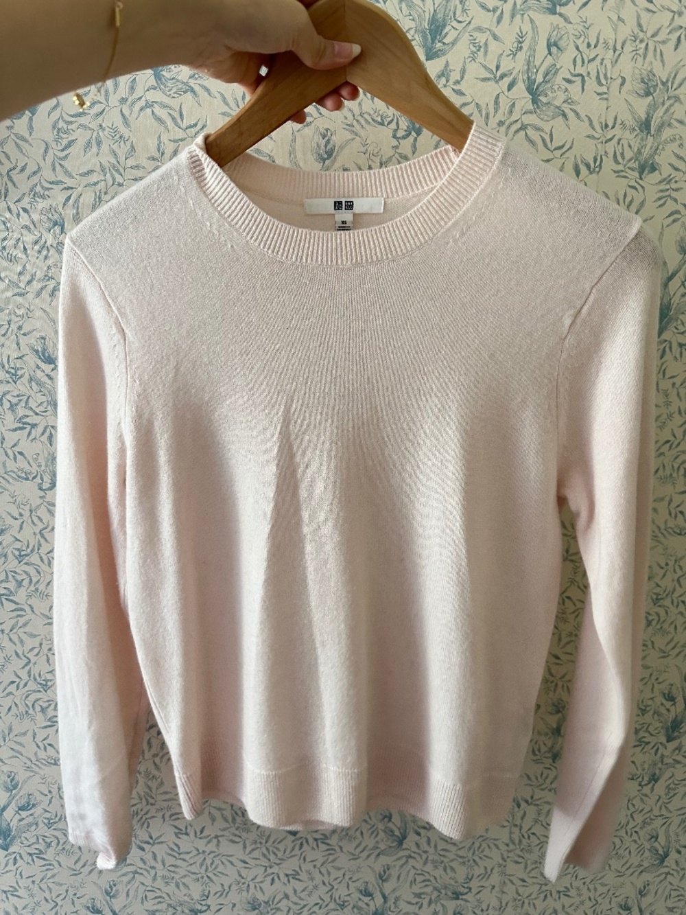 cashmere pink sweater